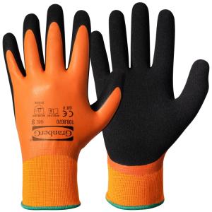  Montagehandske fodrad i latex stl. 10
