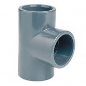  T-rör, PVC, d50, inv.lim, PN16