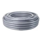  PVC Flexslang, limbar, grå, 43x50 mm, L=25